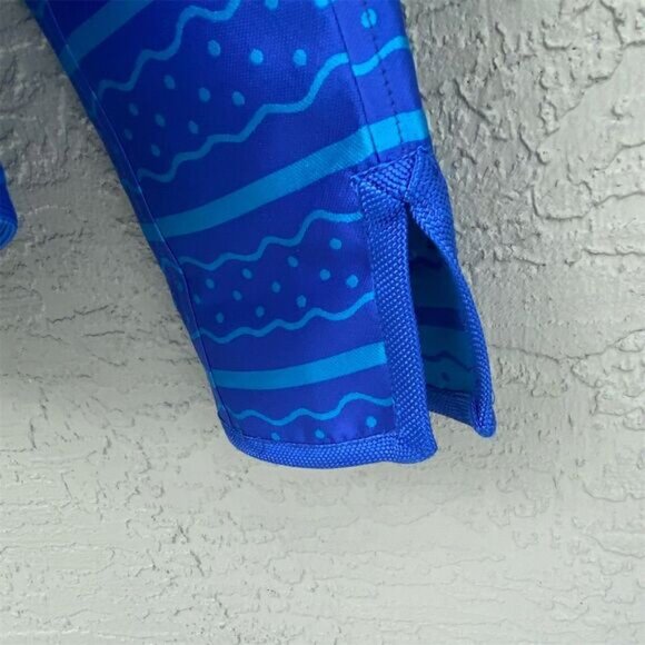 Nina Mclemore Women's Blue Striped Silk Jacket Size 2 Casual Spring - Picture 6 of 11